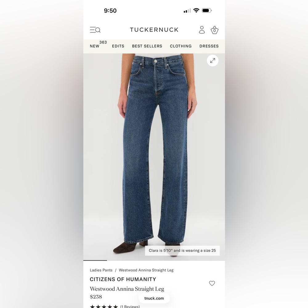 Citizens Of Humanity Wide-Leg Jeans in Medium Blue Wash